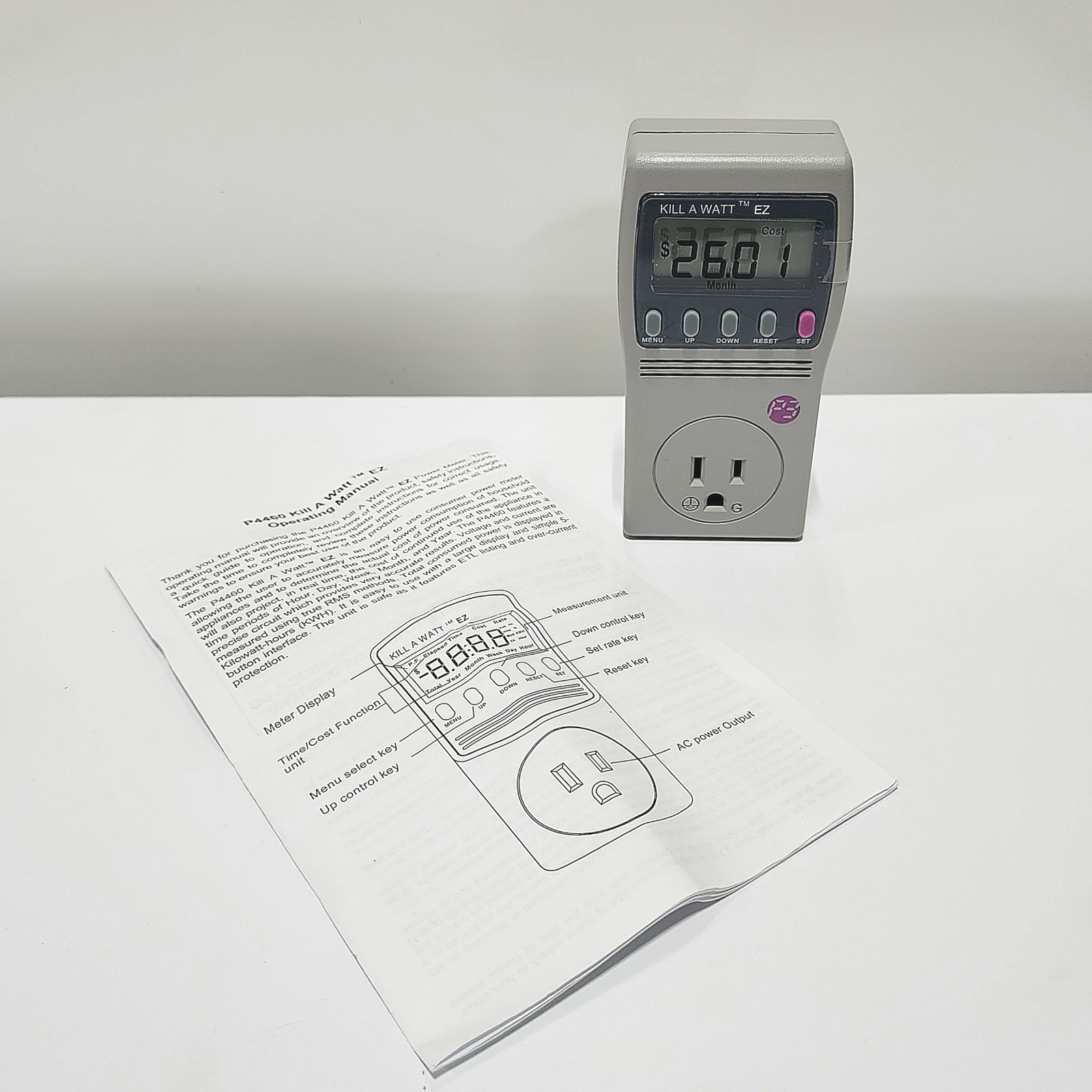 Kill A Watt EZ Electricity Usage Monitor Energy Audit P3 International P4460