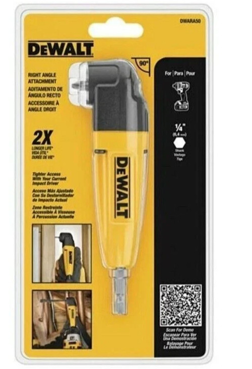 DEWALT DWARA50 Right Angle Drill Attachment New Unused