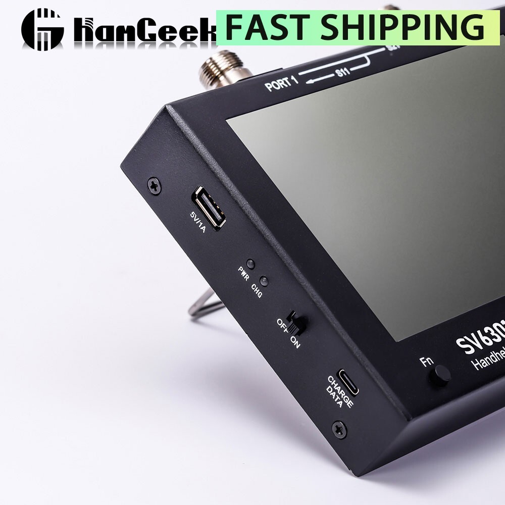 SV6301A 1MHz-6.3GHz Vector Network Analyzer with 7inch Capacitive Touch Screen