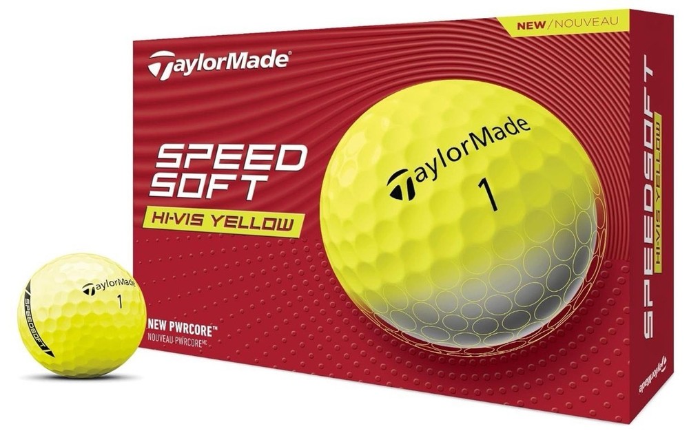 SpeedSoft Yellow Golf Balls _ColorYellow
