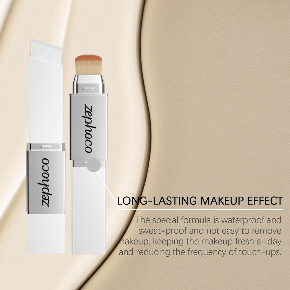 Lightweight Foundation Stick – Ivory White Two In One Color Changing 🧴