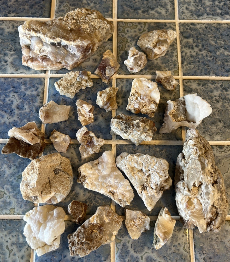 Arizona Fire Agate And Rough Chalcedony Botryoidal Raw Discovered In 2026 UV