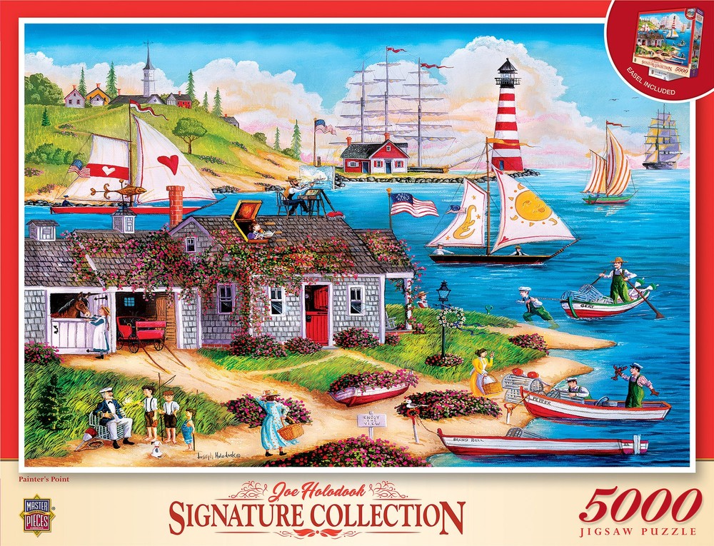 MasterPieces - Signature Collection - Painter's Point 5000 Piece Puzzle - Flawed