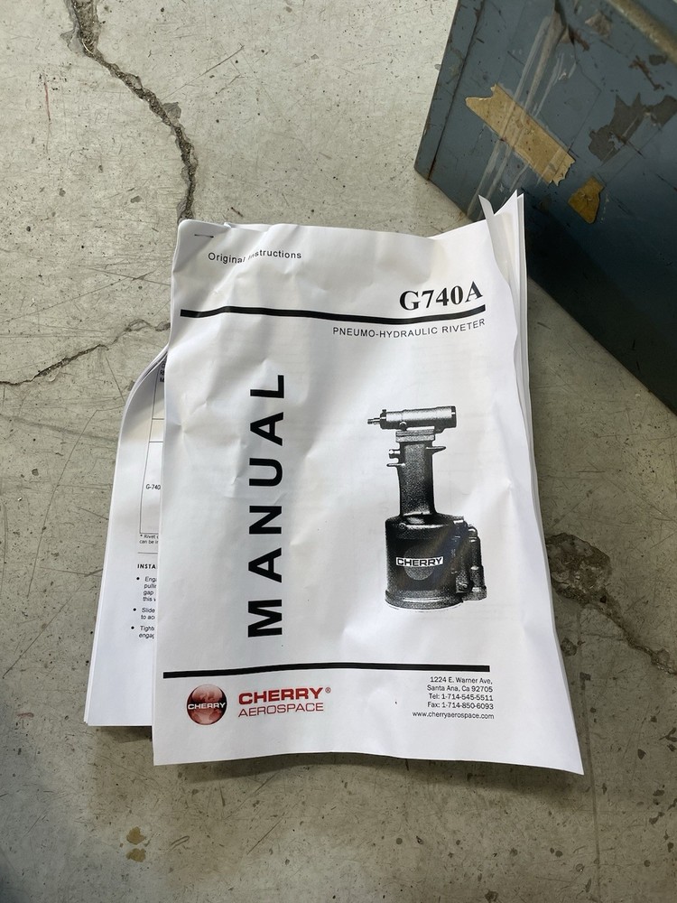 G740 CHERRY RIVETER RIVET GUN