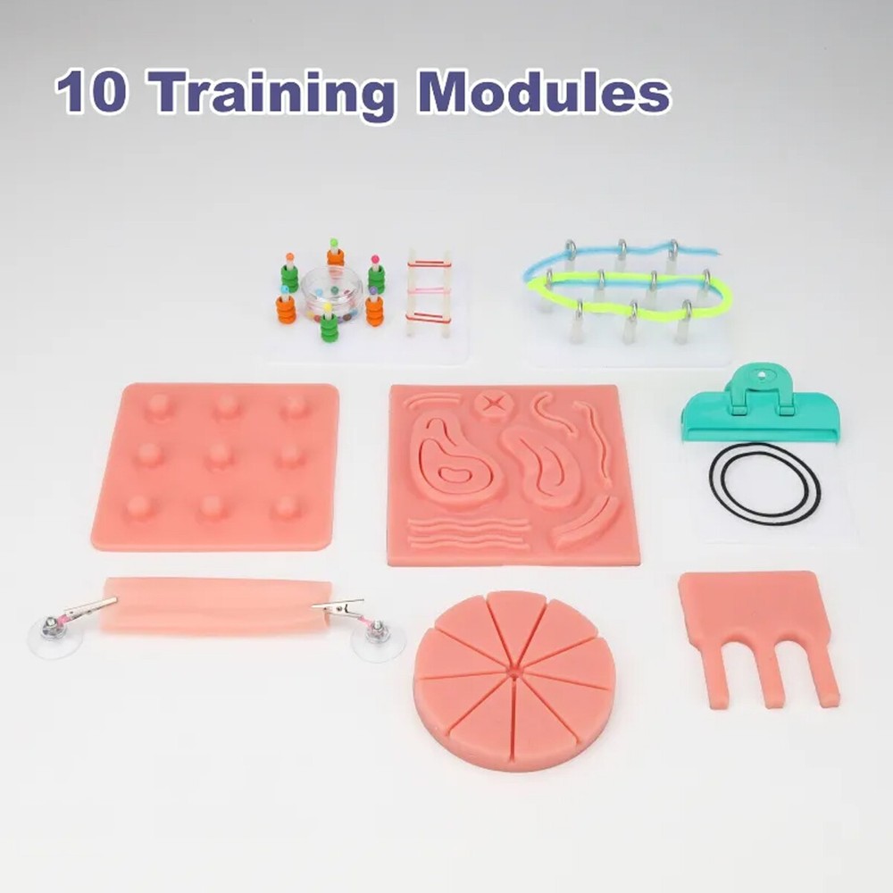 Portable Laparoscopy Trainer Simulator Laparoscopic Training Practice Box