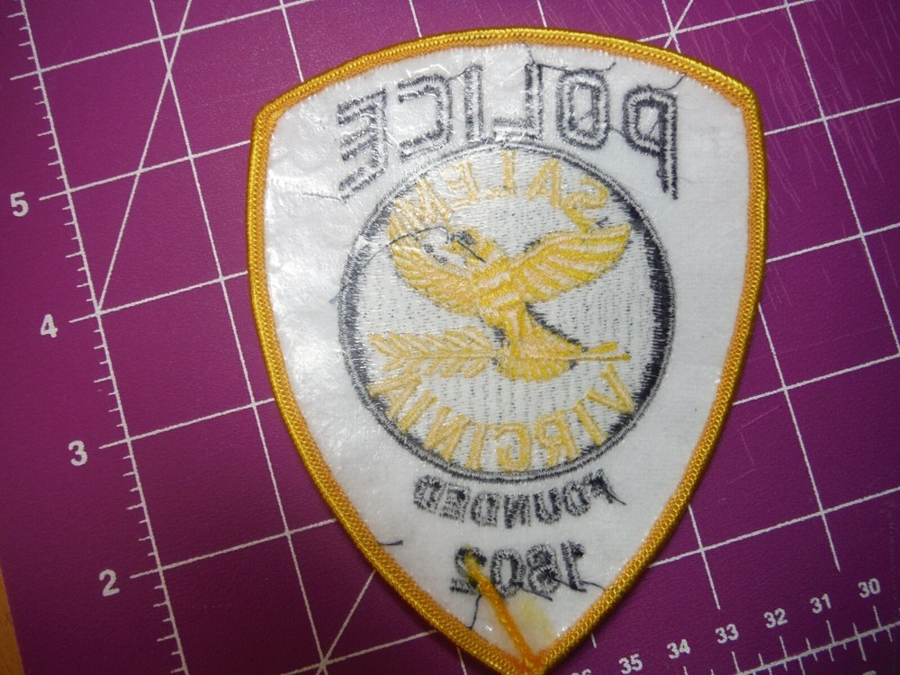 Salem Virginia police patch (E)