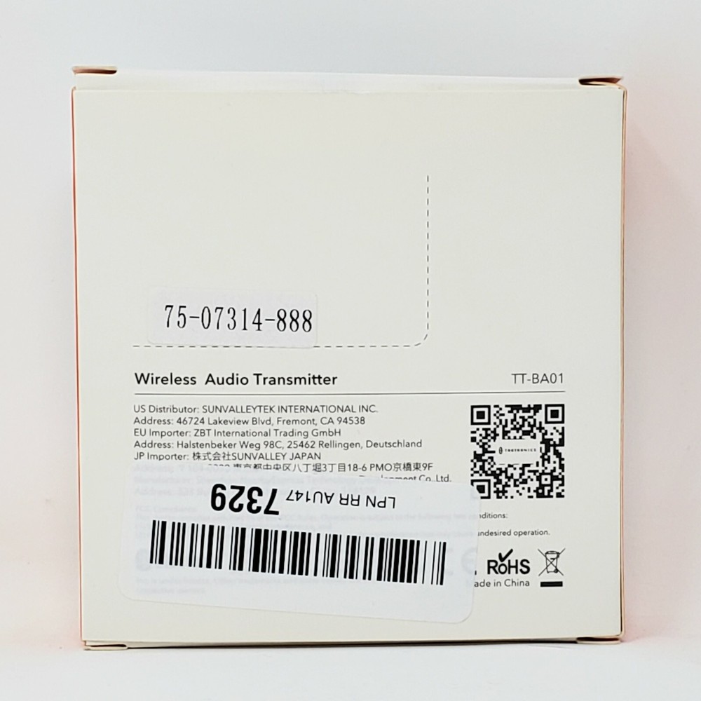 TROTRONICS Bluetooth 5.0 Transmitter 3.5mm Wireless Audio