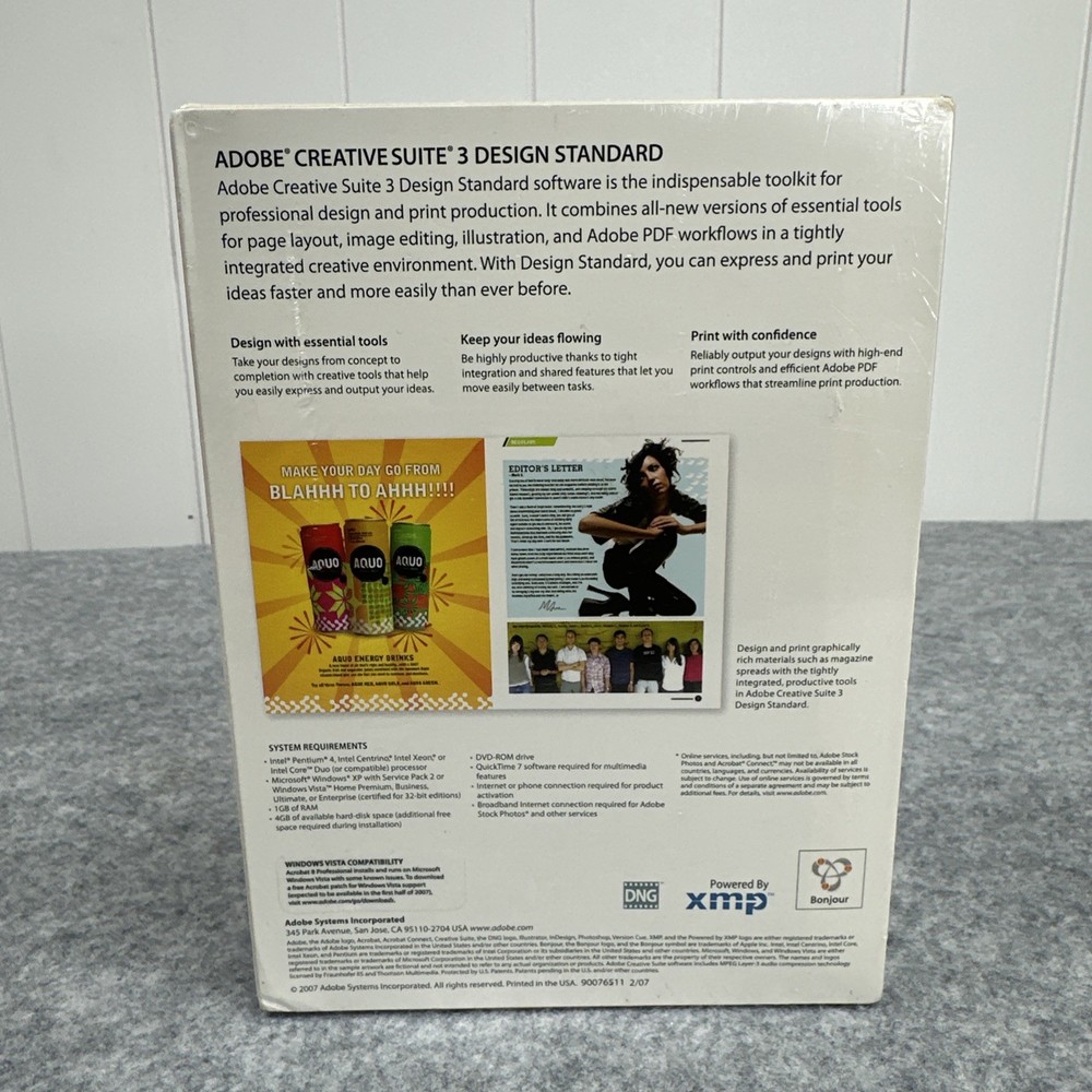 Adobe Creative Suite 3 Design Standard for Windows NEW