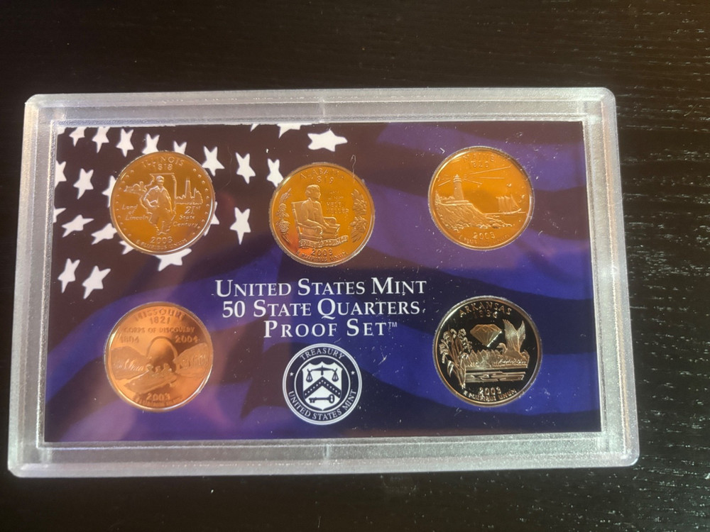 2003 U.S. State Quarters Proof Set in Original Packaging
