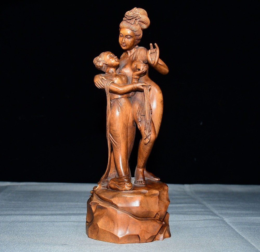 Exquisite Small Leaf Boxwood Yang Guifei Ornament