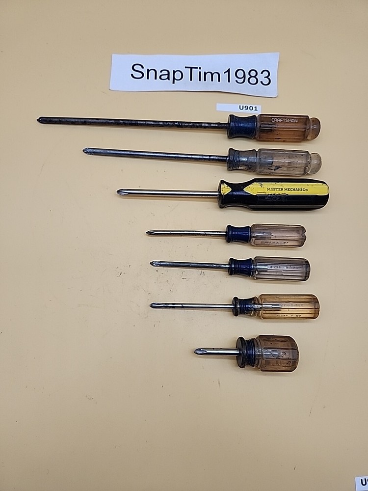 Craftsman Tools 7pc Phillips Tip Screwdriver Set  USA