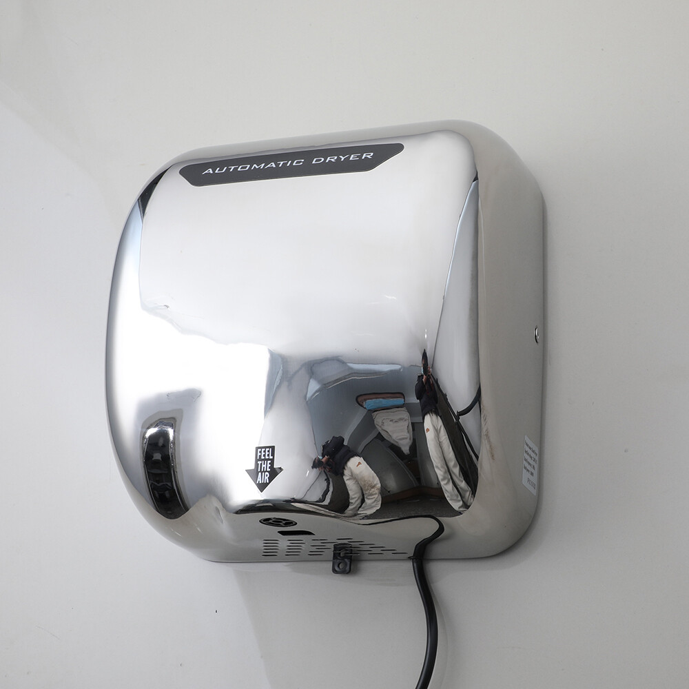 304 Stainless Hand Dryer Electric Automatic Sensor Handy Commercial for Bathroom