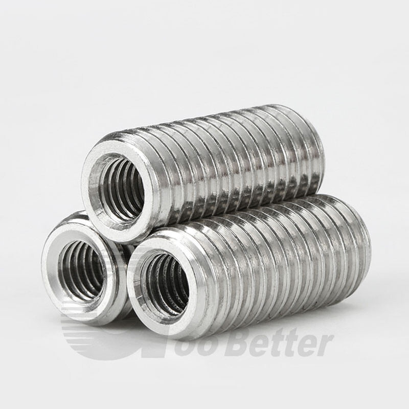 Inner External Tooth Thread Wood Insert Thread Sleeve Adapters Repair Nut M2-M12