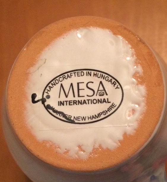 Mesa International Snowman Pitcher 5"