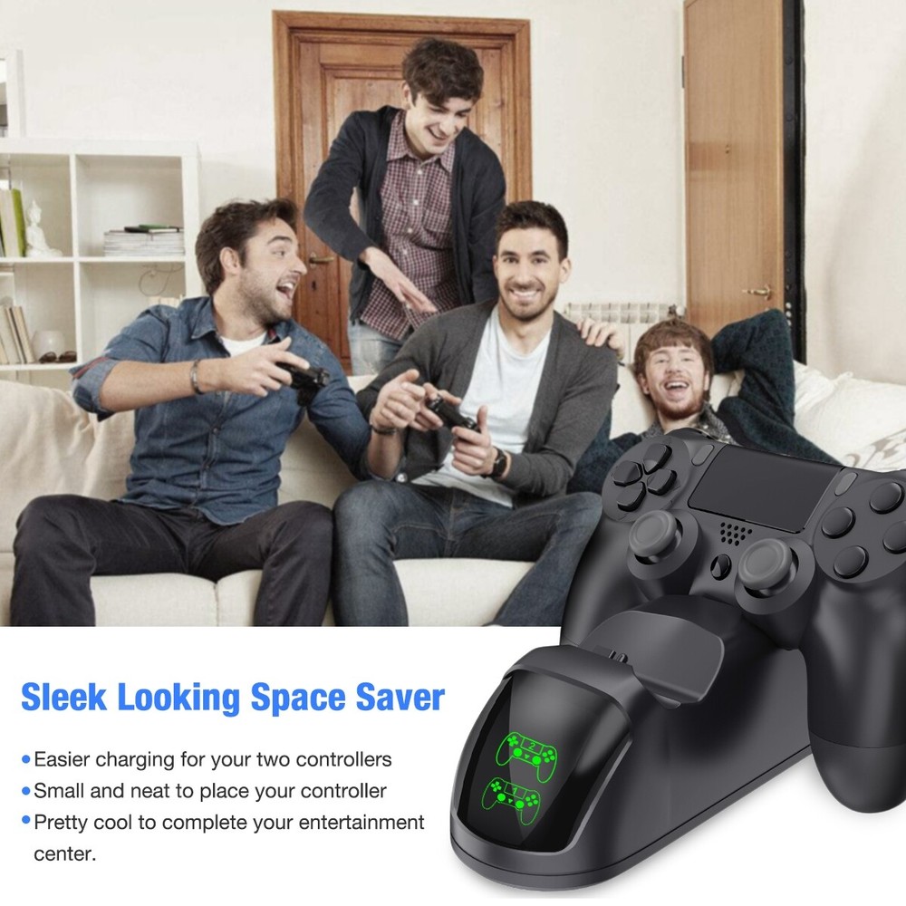 Wireless PS4 Controller USB Charger Charging Station For Dualshock Playstation 4