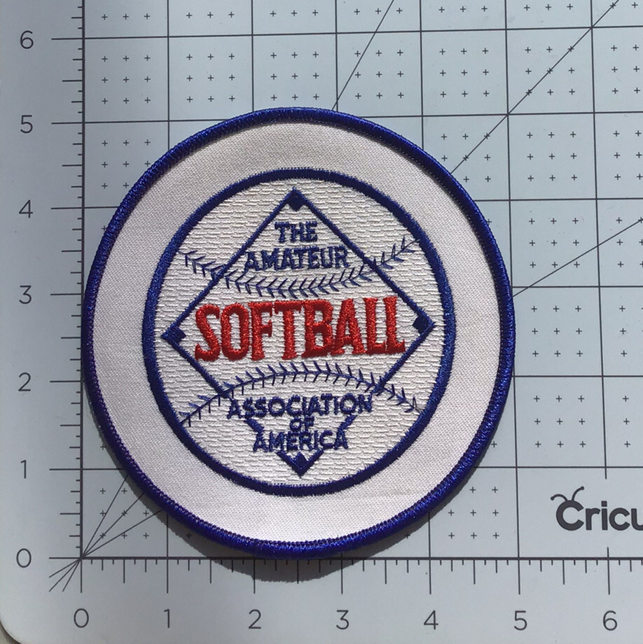 Amateur Softball Association American Round Patch 5”