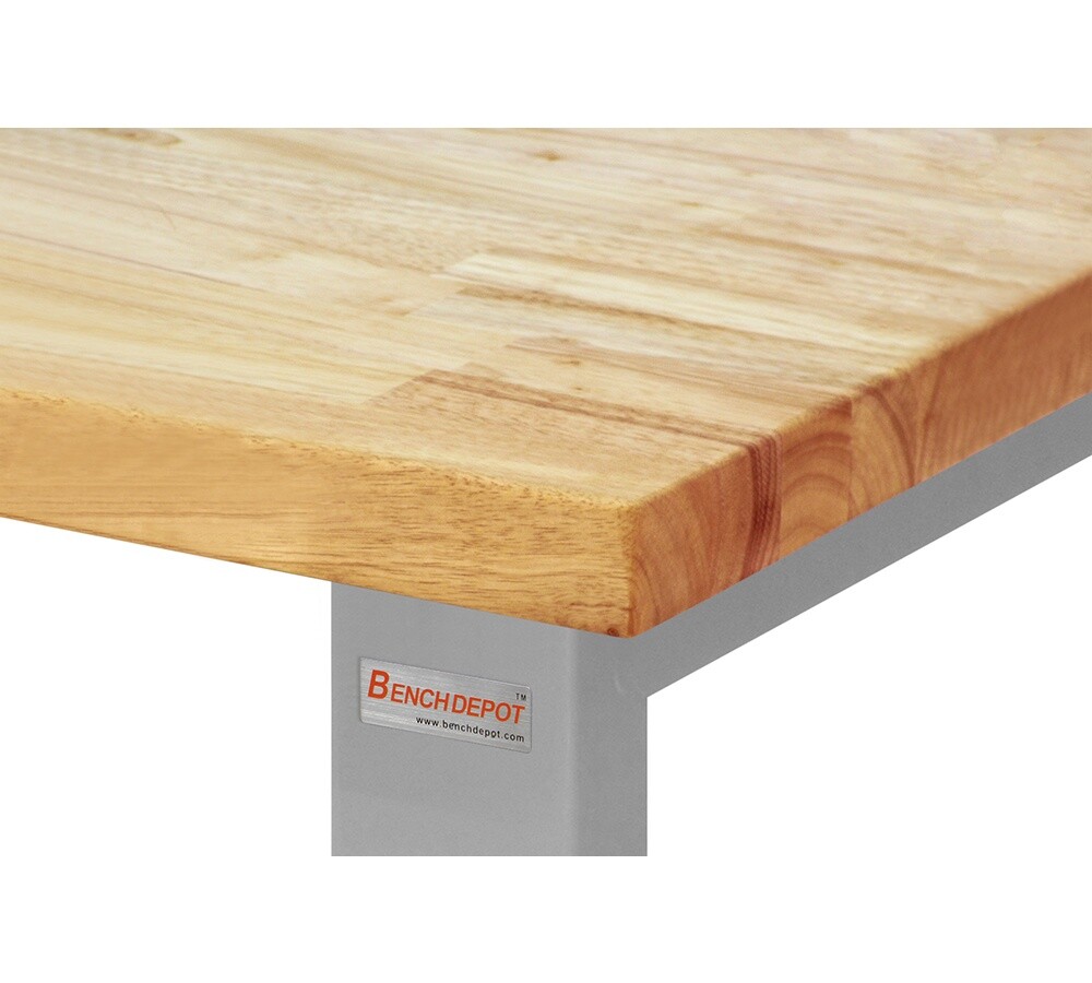BenchPro R Series Solid Maple Top 24"D x 72"W Production Work Table