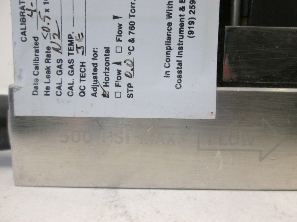 Unit UFC-1020A Mass Flow Controller MFC, SiH4, 500 SCCM, Used