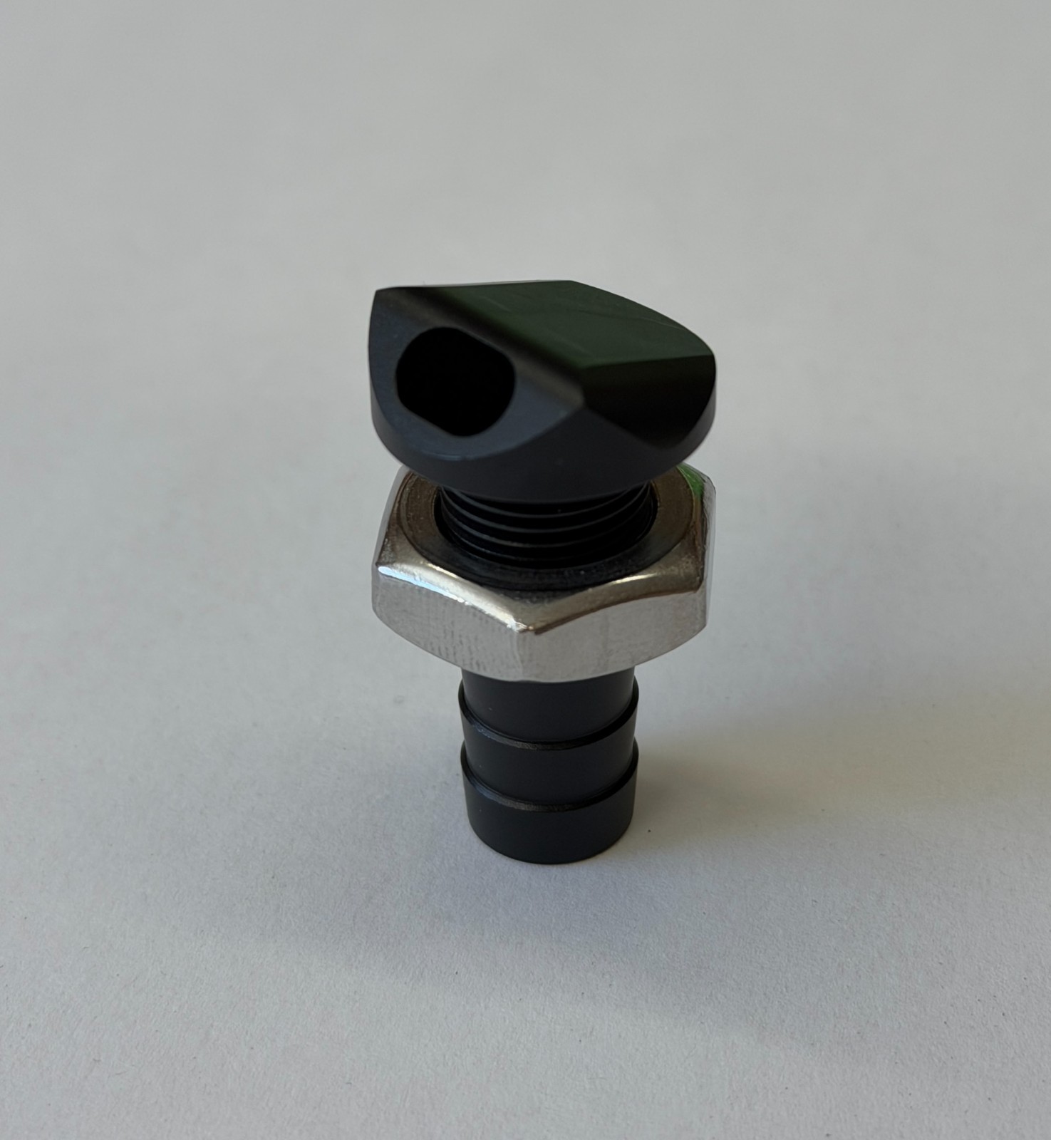 Jet Ski 3/8 Bypass Fitting 45deg Pisser Yamaha Kawasaki 440 550 650 750 Black