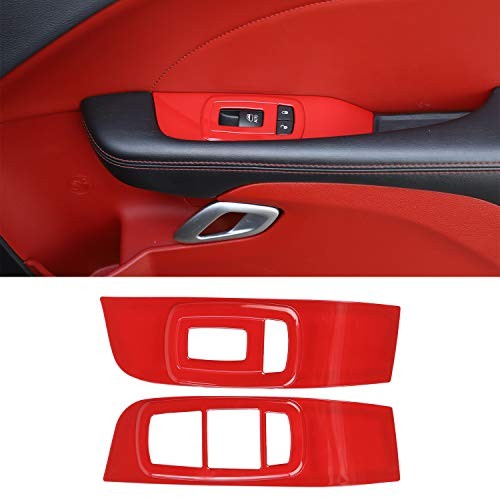 for Dodge Challenger 2015-2023 Window Lift Trim Switch Panel Accessories Red