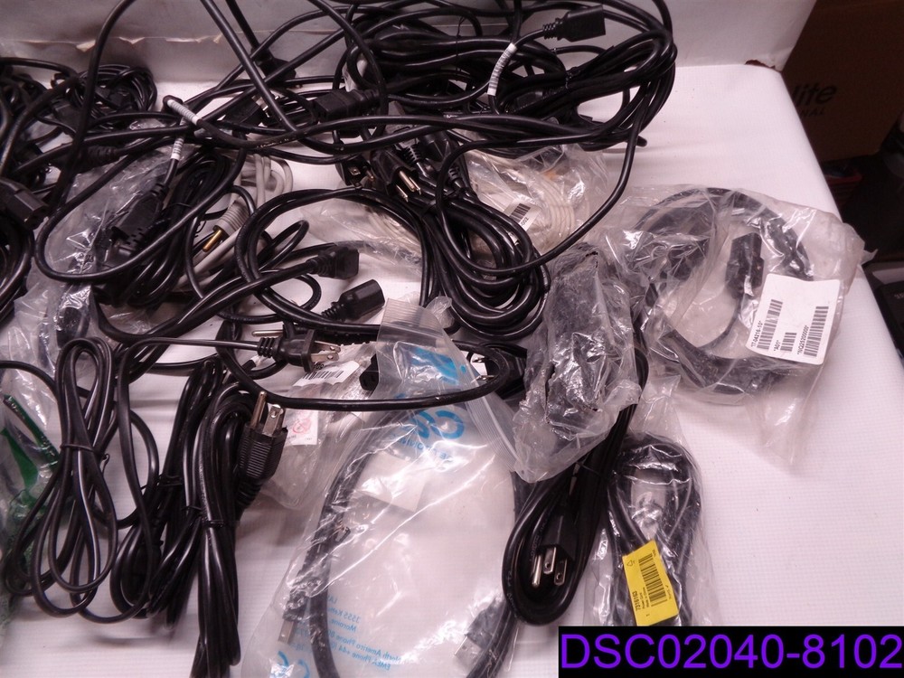 Qty = 49: Electronics Adapters and Cables Mixed Lot