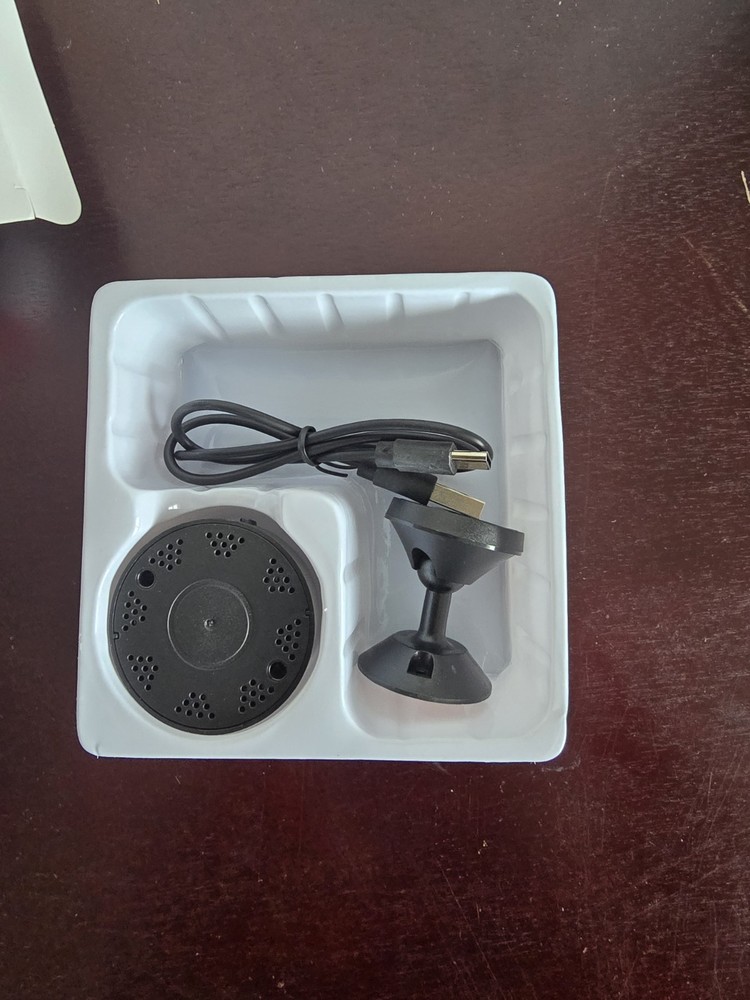 IP Camera Wired Surveillance Black with Mount USB Cable Network