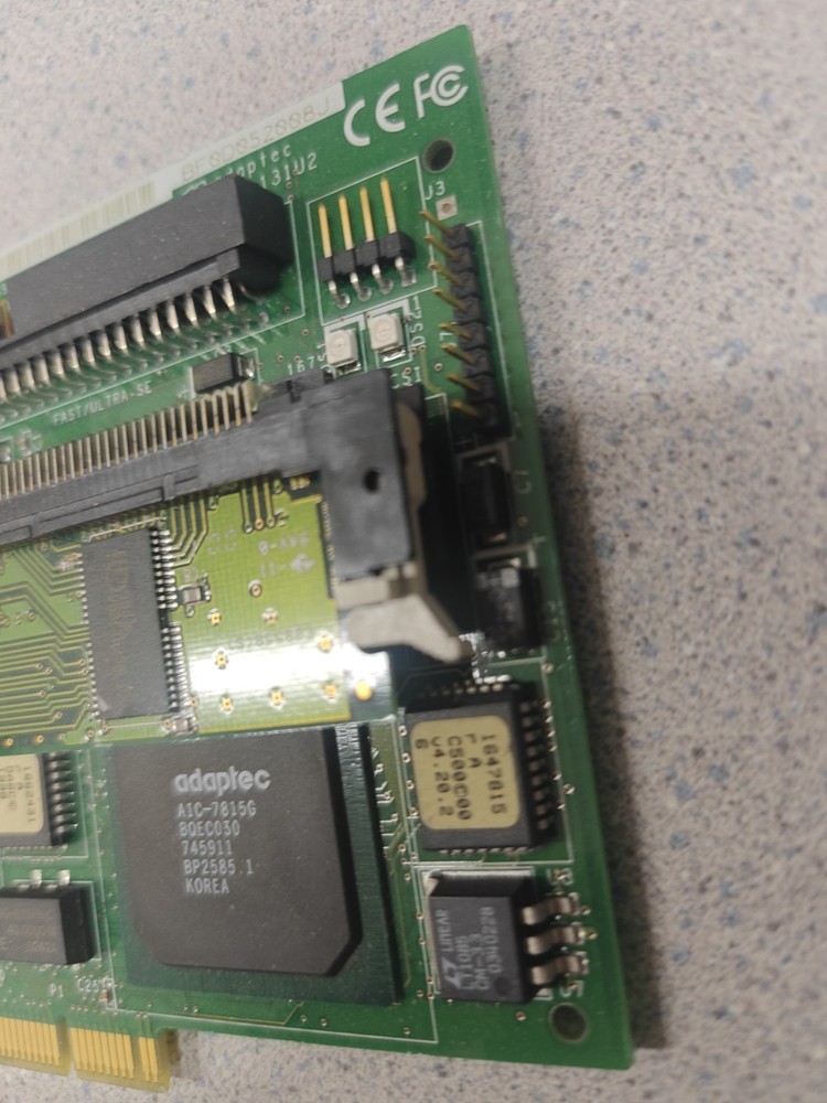 ADAPTEC 1787606-02 , AAA-131U2, SCSI CONTROLLER CARD