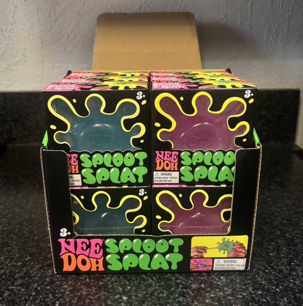 Complete Nee Doh SPLOOT SPLAT CASE OF 12 Sealed Includes Display