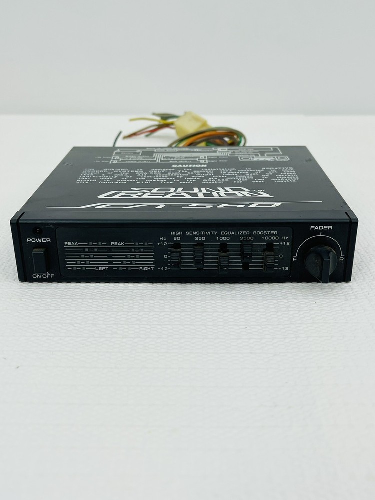 Sound Creation SCA-560 High Sensitivity Equalizer Booster UNTESTED
