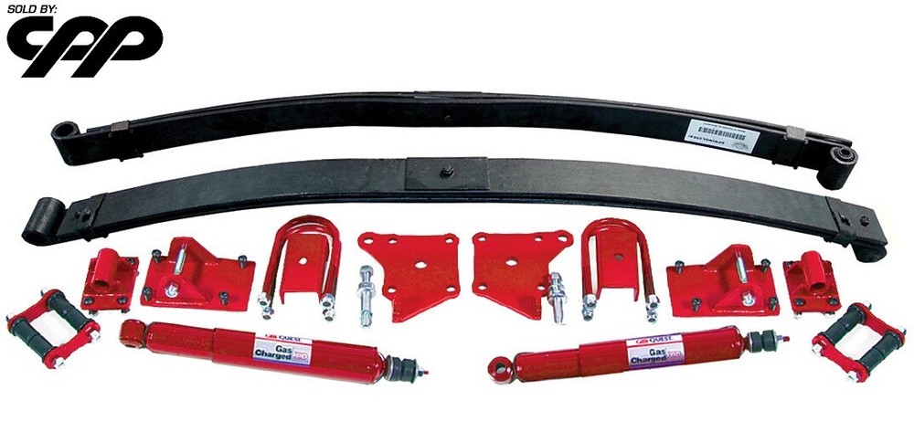 1949-54 Chevy Fleetline TCI Parabolic Rear Leaf Spring Conversion Lowering Kit