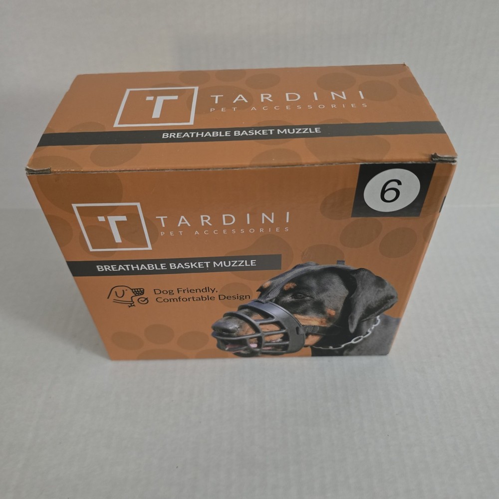 TARDINI PET ACCESSORIESBREATHABLE BASKET MUZZLE Adjustable Straps