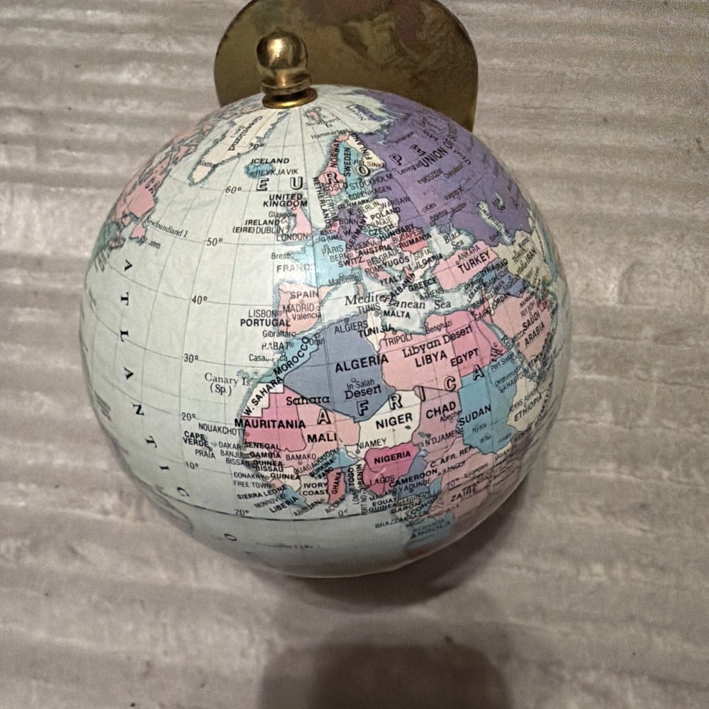 Legend Globe World Map Raised Made in Korea