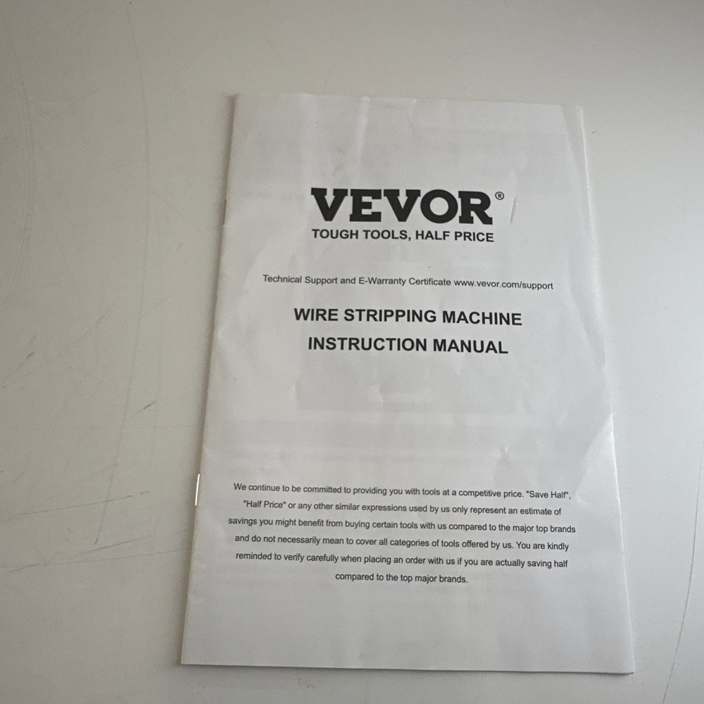 VEVOR Wire Stripping Machine Scrap Cable Stripper 1.5-25 mm Copper Recycle Tool