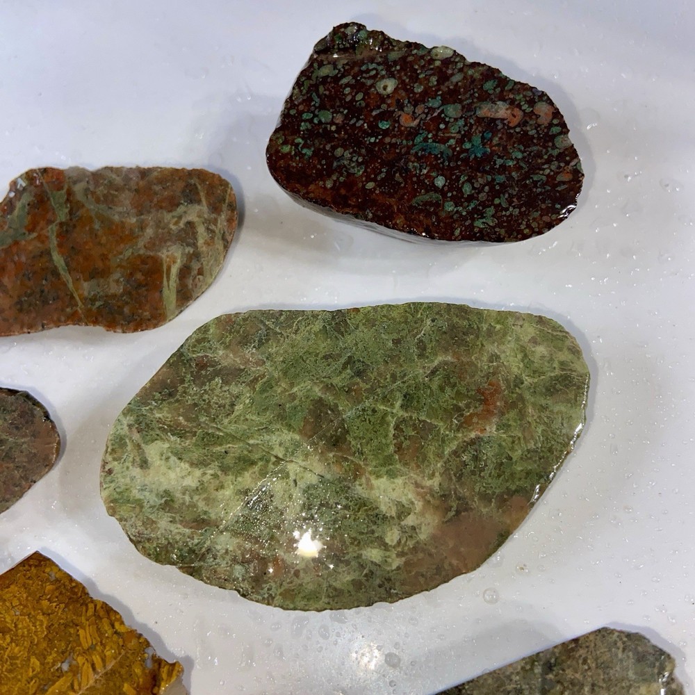 2 Pound 4 Oz Lapidary Rough Lot