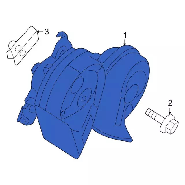 Genuine Ford Horn DA5Z13832B