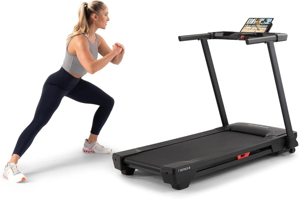 T Series 5 Treadmill - Compact, 10 MPH Speed, Personalized Coaching, Easy Setup