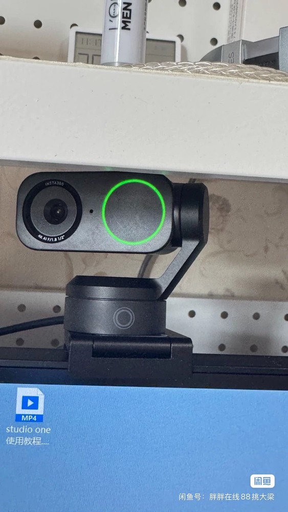 Insta360 - Link 2 (Gimbal) - AI-Powered 4K webcam - Black