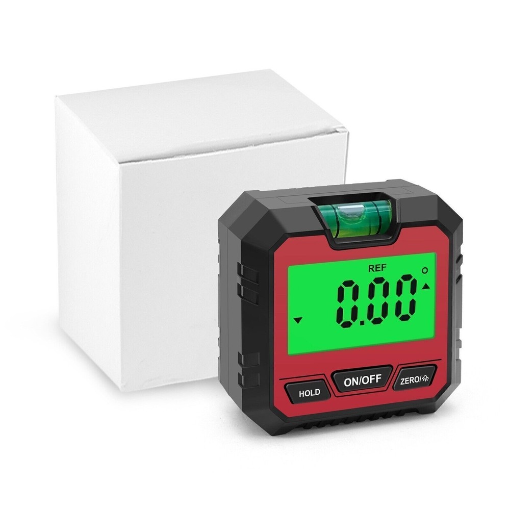 Magnetic Digital Protractor Tool – 360° Level Angle Finder LCD