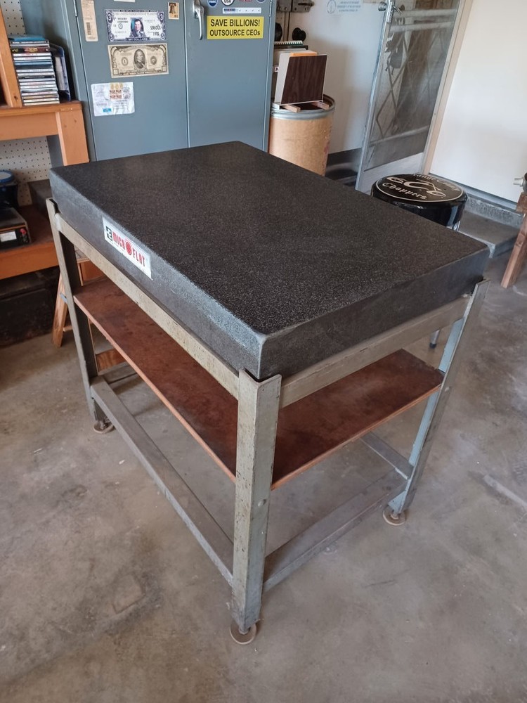 Machine Shop Granite Inspection surface Plate.