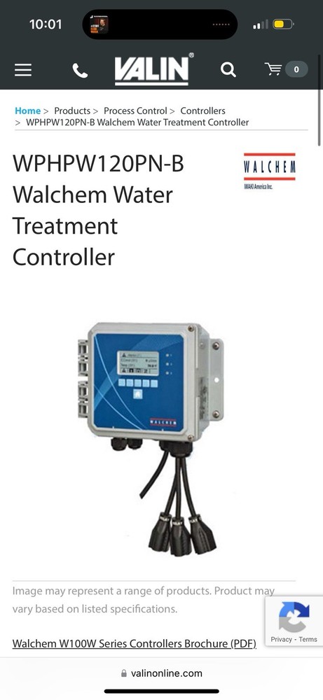 Walchem W100 Water Treatment controller PH Controller WPHPW120PN-B