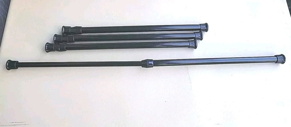4PC Tension Rod Spring Load Adjustable Pole - Free Shipping
