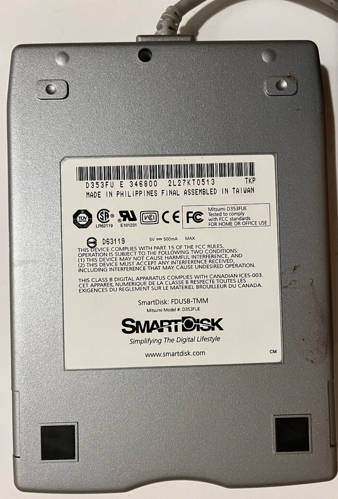 SmartDisk USB Floppy Disk Drive