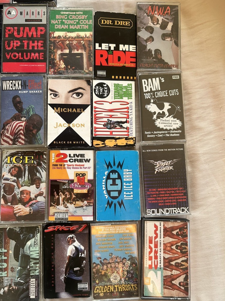 Random Cassette Tape Ice cube, 2pac, Dre Dre, Michael Jackson ETC