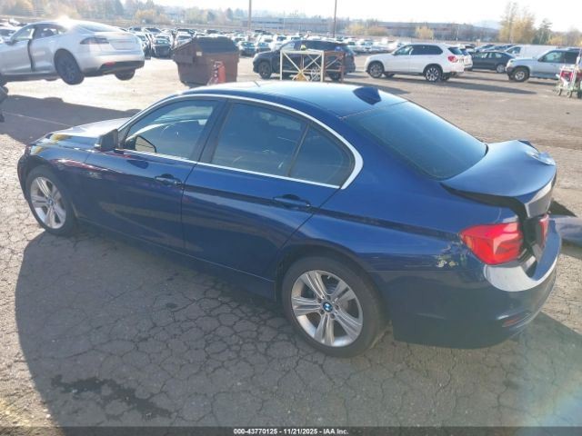 LEFT BLUE ROCKER PANEL MOULDING OEM 2017 BMW 330I