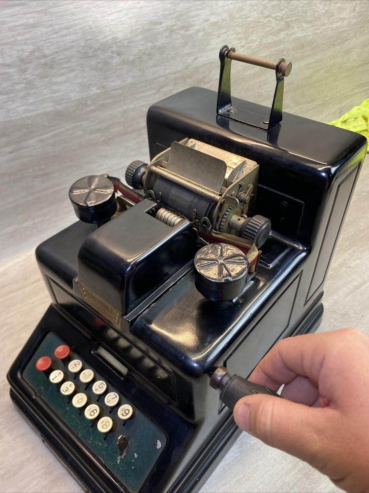 Antique Dalton Adding, listing, & Calculating Machine CLEAN READ MISSING KEY