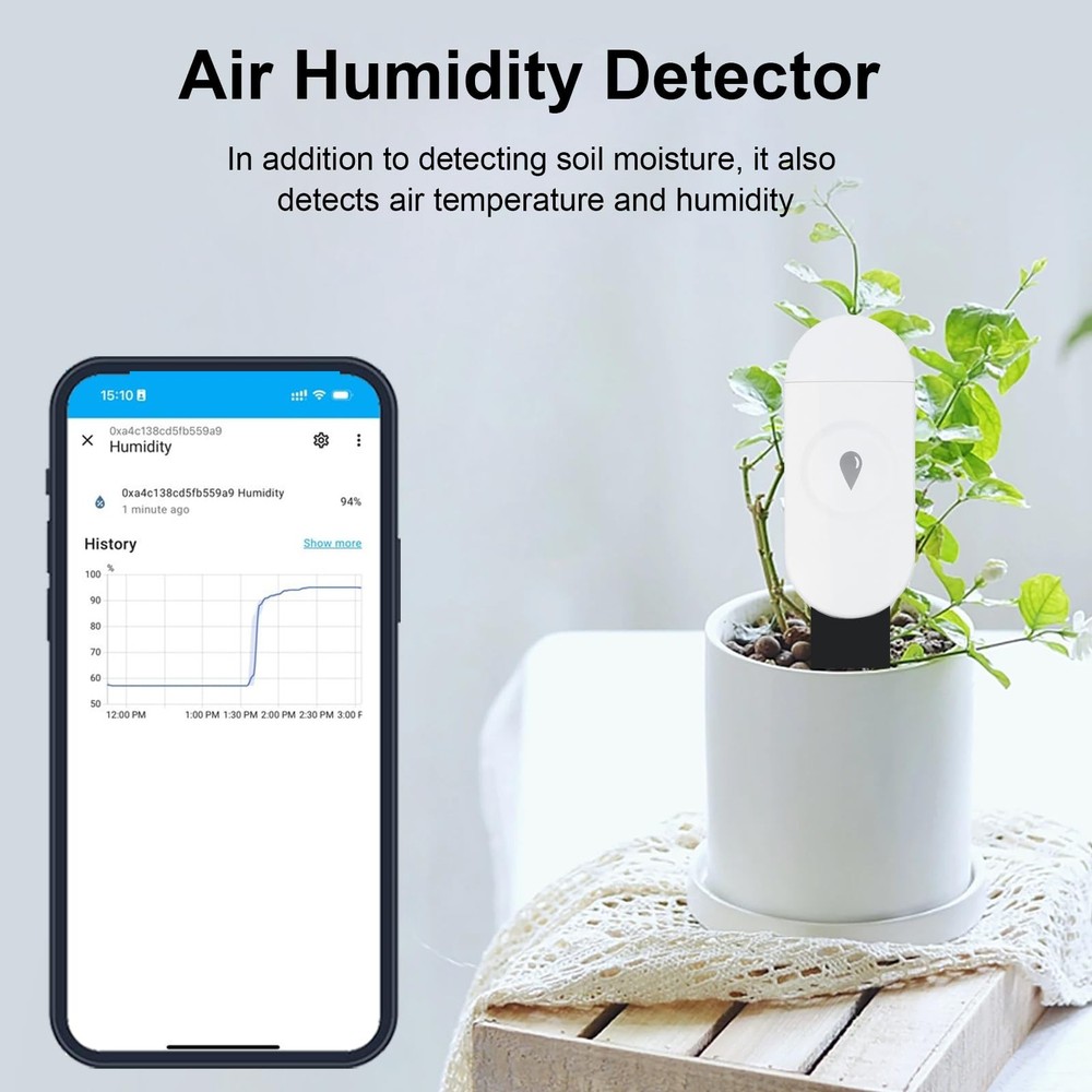 Intelligent Soil Moisture Sensor, Zigbee Hub Required, Capacitive Humidity meter