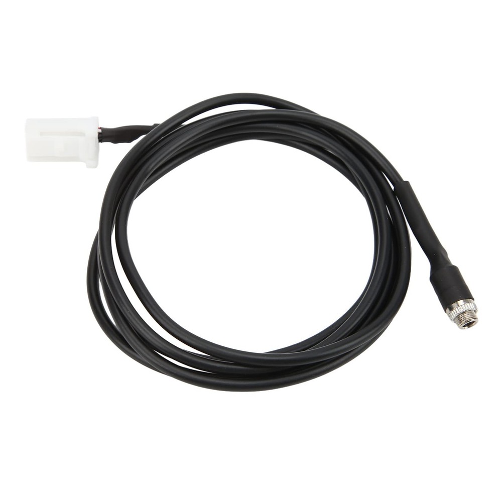 Aux Cable Adapter CD Changer Connector 3.5mm Jack Replacement for Black