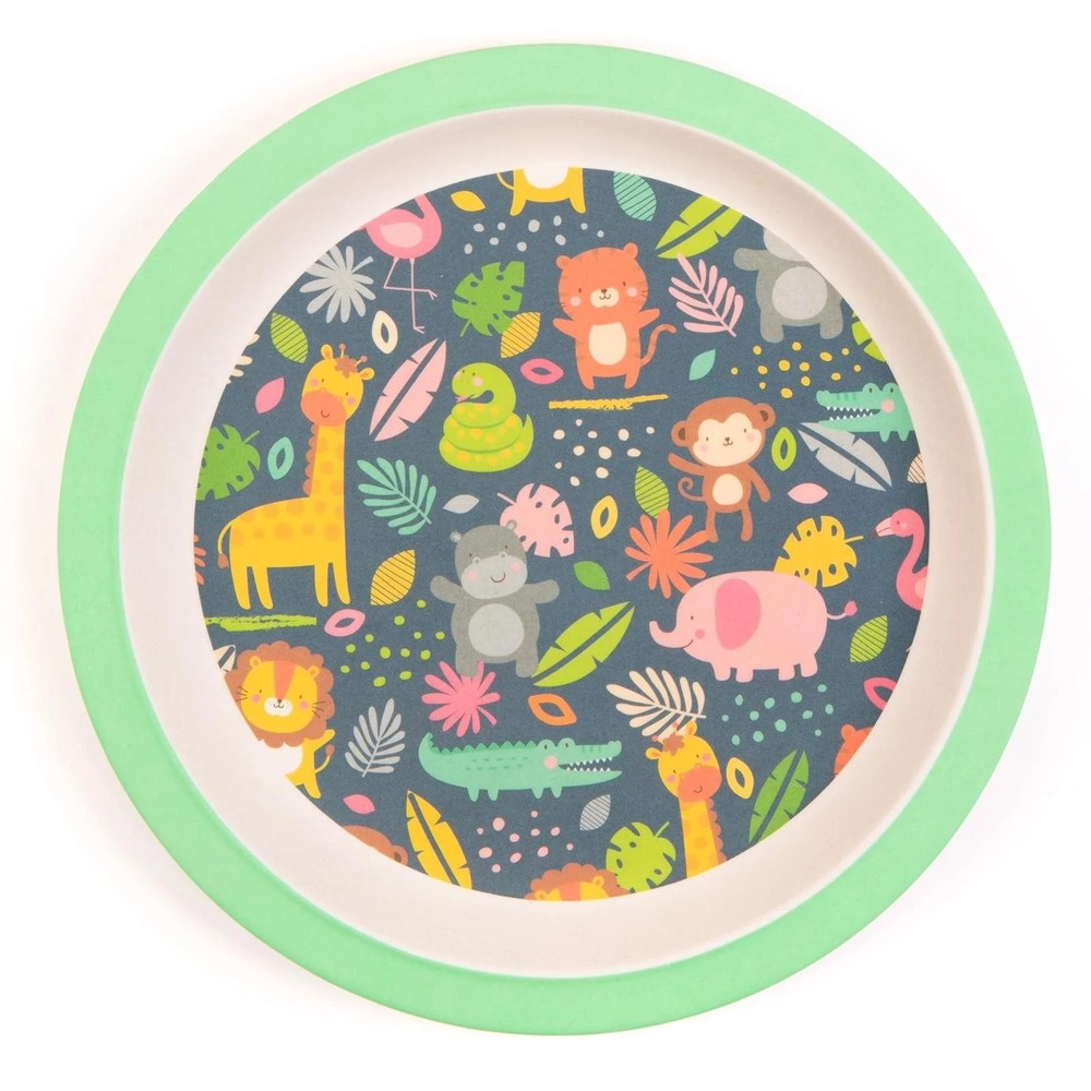 Boppi: Bamboo Dinnerware 5-Piece Set - Jungle Set 2