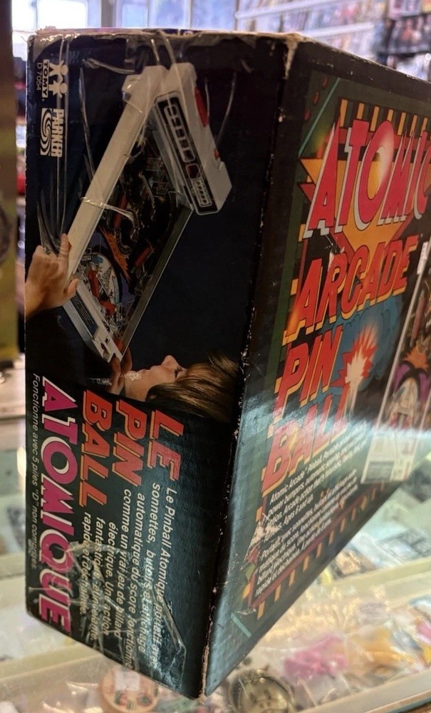 Vintage Atomic Arcade Pinball Machine TOMY