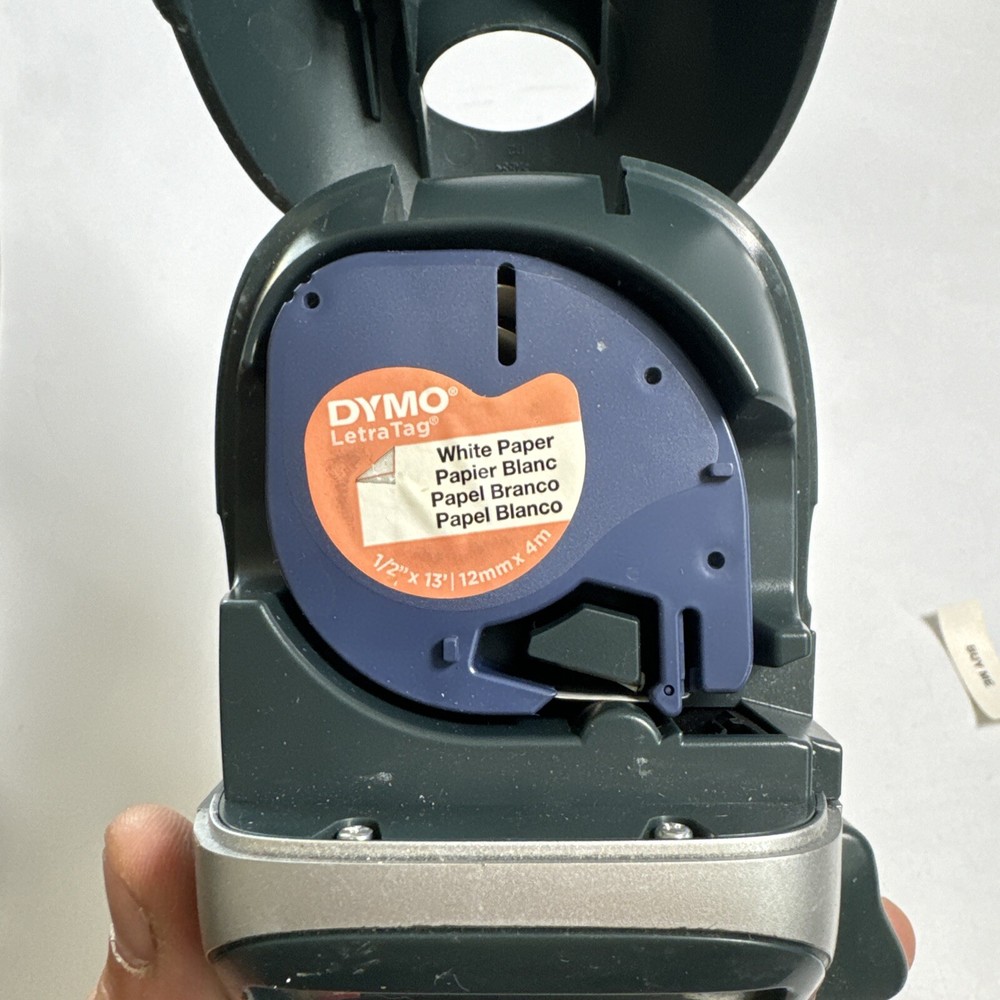 Dymo Letratag Label Maker Clean White Labels TESTED & WORKING